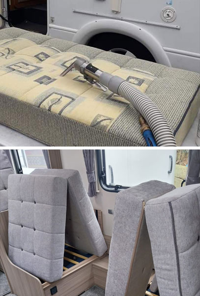 motorhome upholstery cleaning